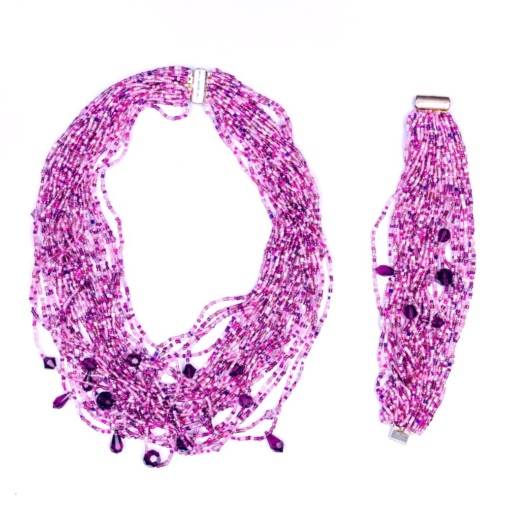 Jewelry with seed beads